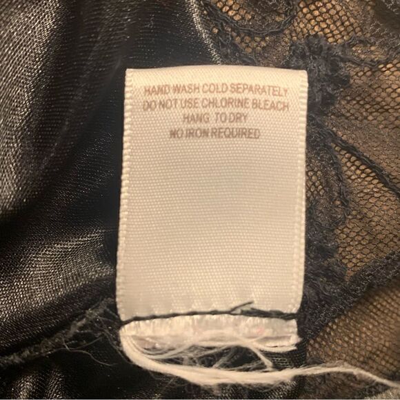 American Glamour by Badgley Mischa Sheer  Lace Top - Picture 9 of 13